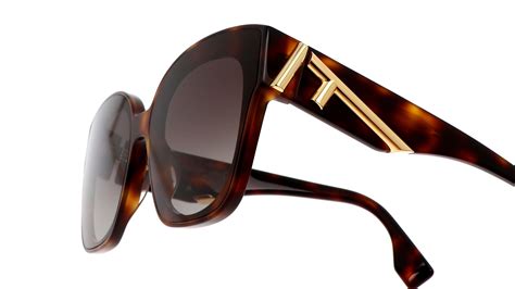 fendi limited edition tortoise shell sunglasses|Fendi FE40098I XXS (63 .